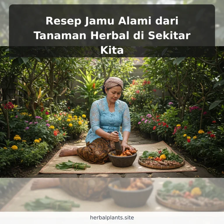 Resep Jamu Alami dari Tanaman Herbal di Sekitar Kita