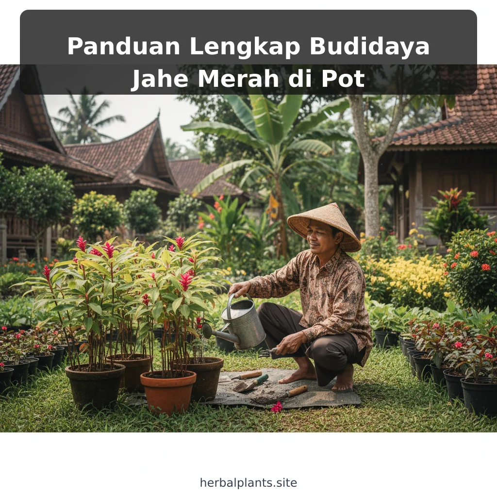 Panduan Lengkap Budidaya Jahe Merah di Pot