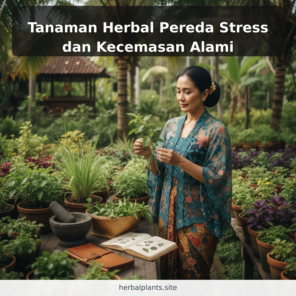 Tanaman Herbal Pereda Stress dan Kecemasan Alami