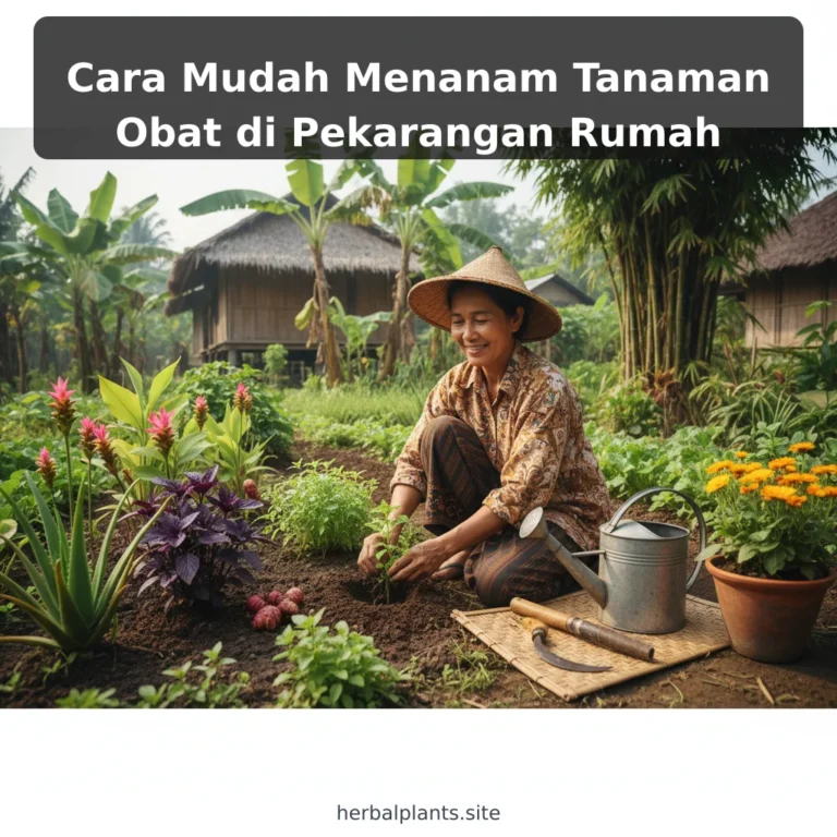 Cara Mudah Menanam Tanaman Obat di Pekarangan Rumah