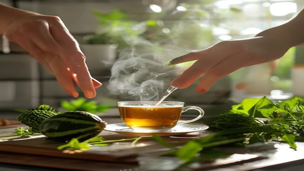 Herbal alami seperti daun seledri, dandelion, dan kunyit untuk mendukung kesehatan ginjal.