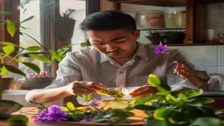 Tanaman herbal alami berdaun hijau segar, menampilkan ragam daun obat yang sering dipakai dalam pengobatan tradisional.
