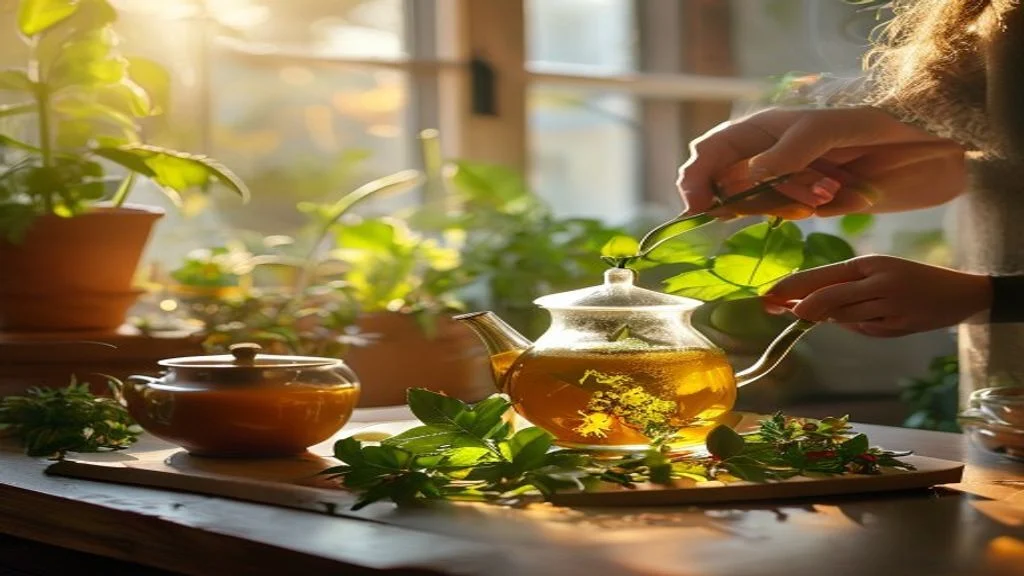 Tanaman herbal alami segar dengan kandungan nutrisi tinggi untuk pengobatan tradisional